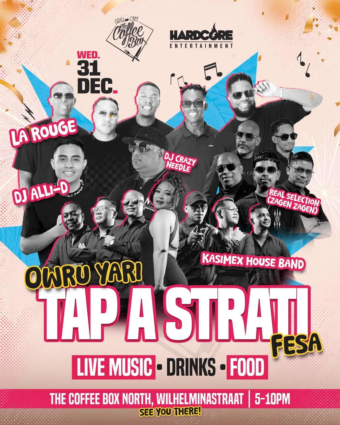 Flyer van Owru Yari Tap A Strati Fesa bij The Coffee Box North