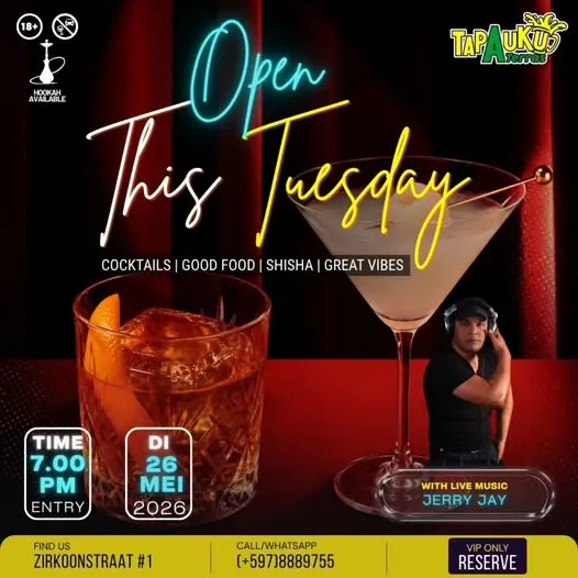 Flyer of Open This Tuesday at Tap A Uku