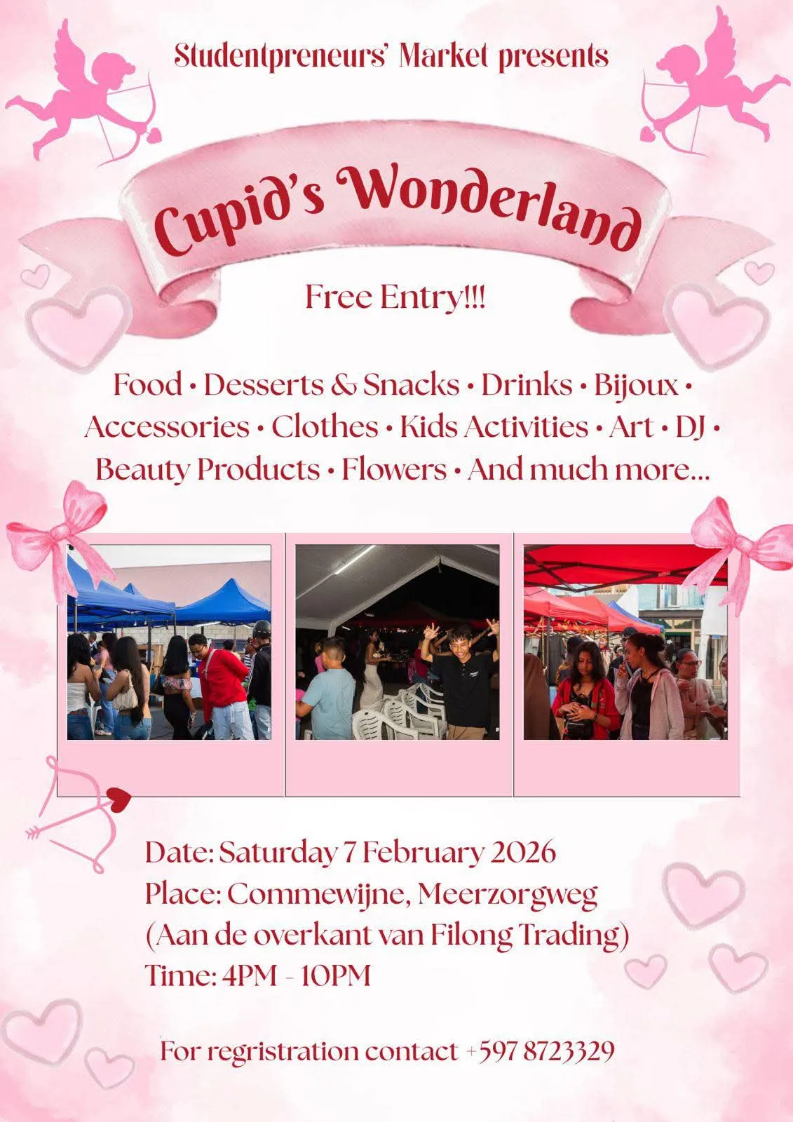 Flyer van Cupid's Wonderland bij Aan de overkant van Filong Trading