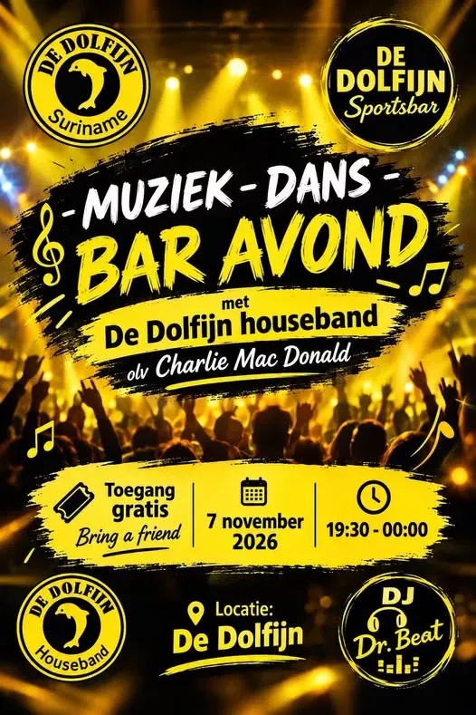 MUZIEK - DANS - BAR AVOND