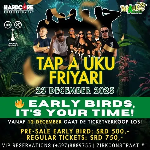 Flyer of Tap A Uku Friyari at Tap A Uku