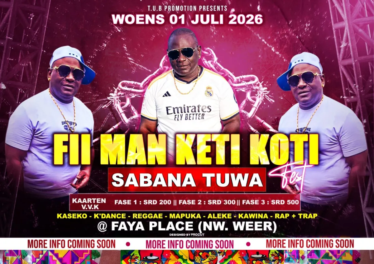 Flyer of FII MAN KETI KOTI SABANA TUWA Fest at Faya Bar Place