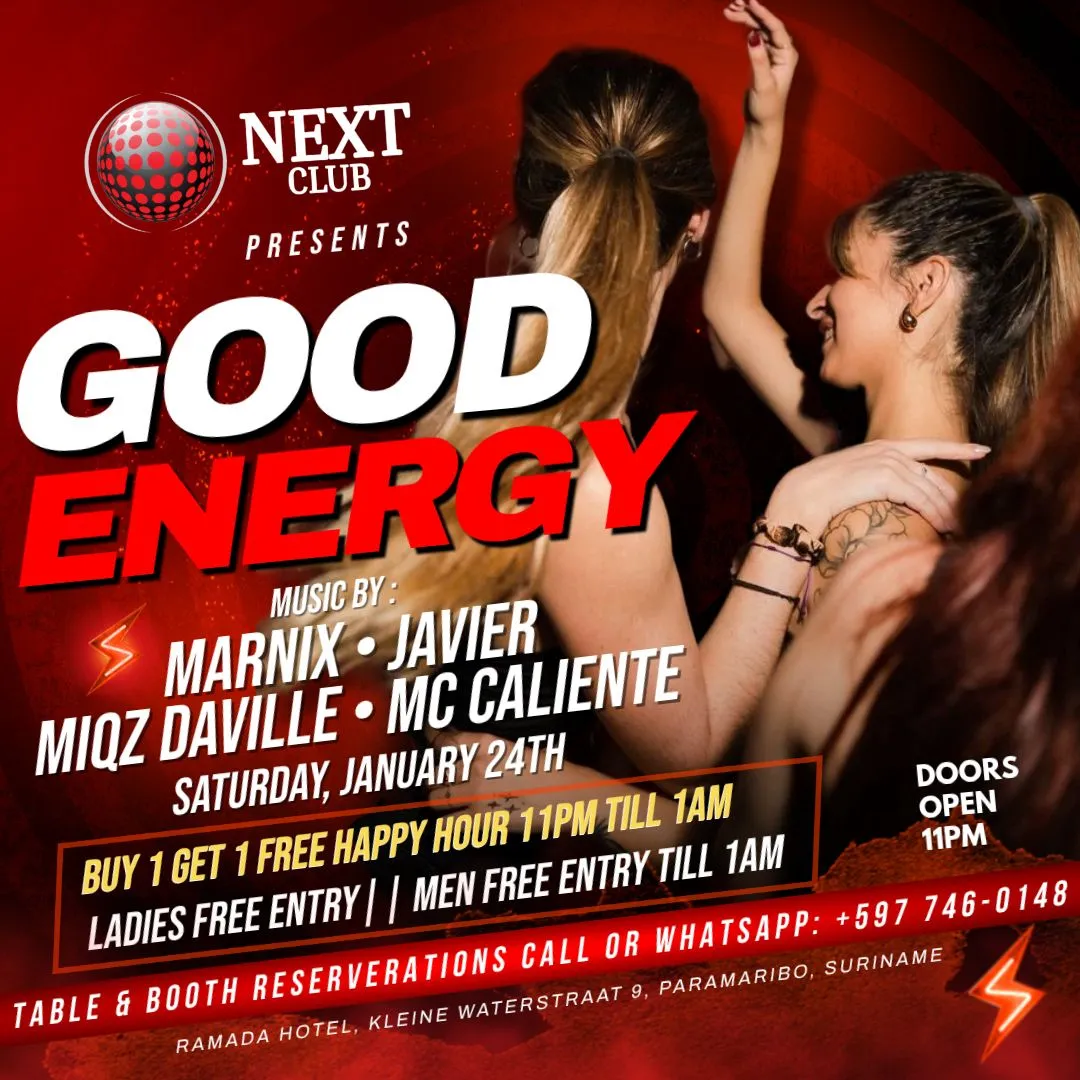 Flyer of Good Energy at Next Club