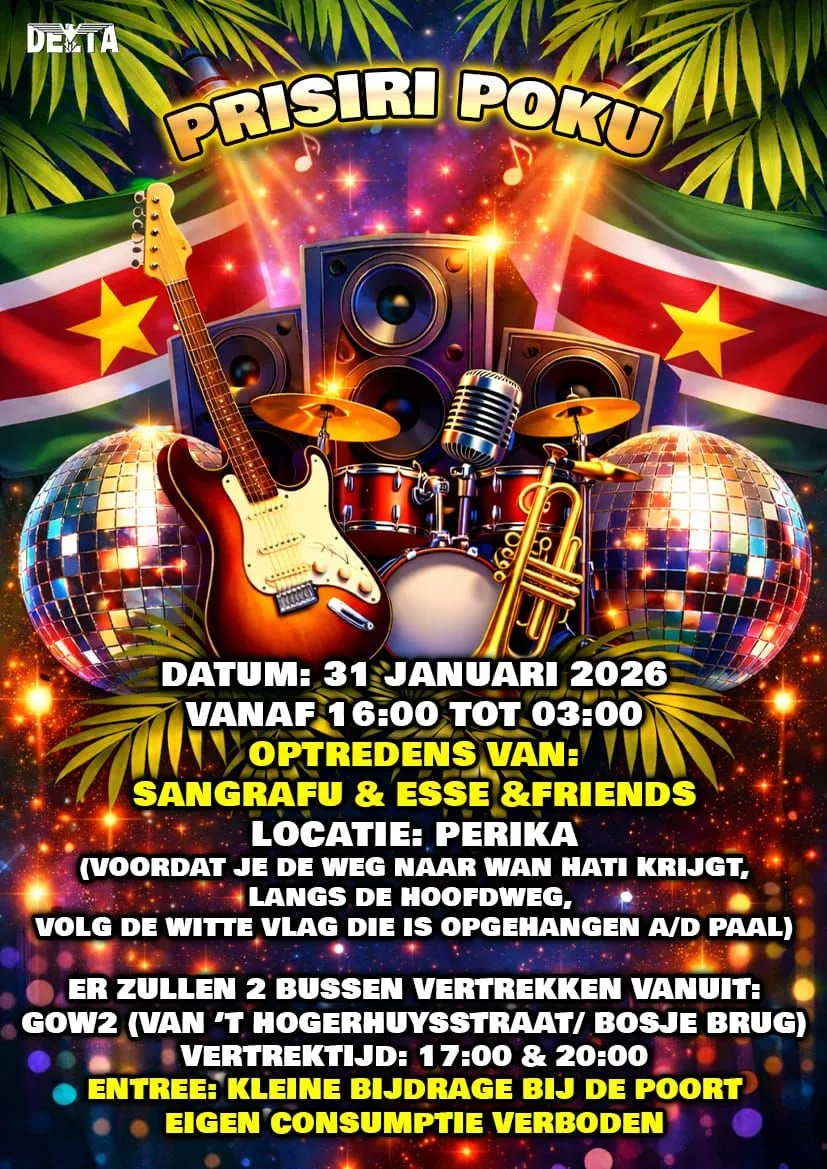 Flyer van Prisiri Poku bij Perika