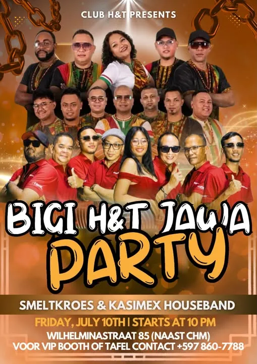 Flyer of BIGI H&T JAVA PARTY at Club H&T