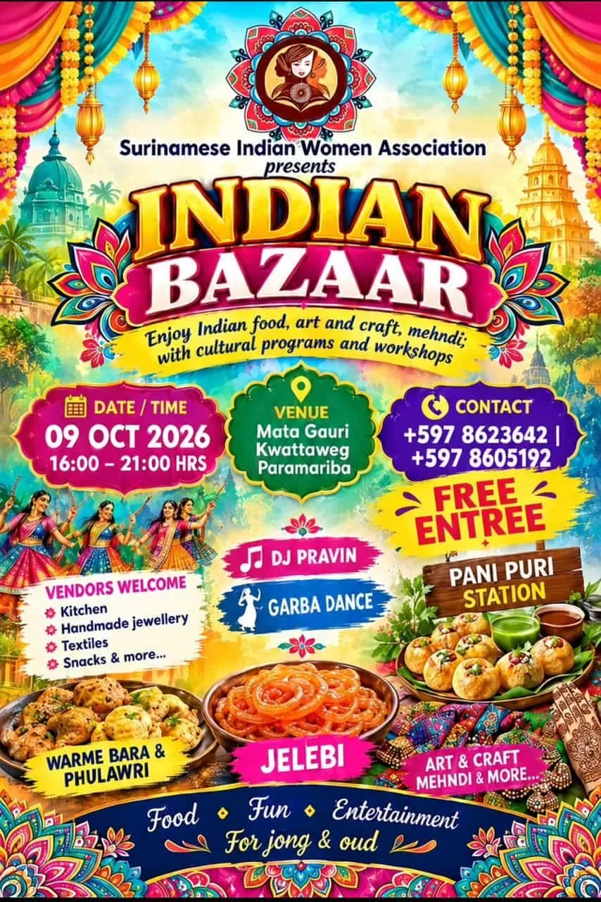Flyer van INDIAN BAZAAR bij Mata Gauri