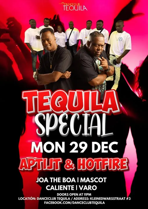 Flyer van Tequila Special bij Danceclub Tequila