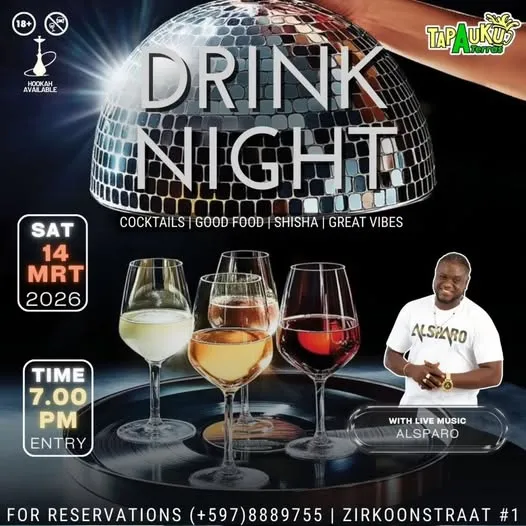 Flyer of DRINK NIGHT at Tap A Uku