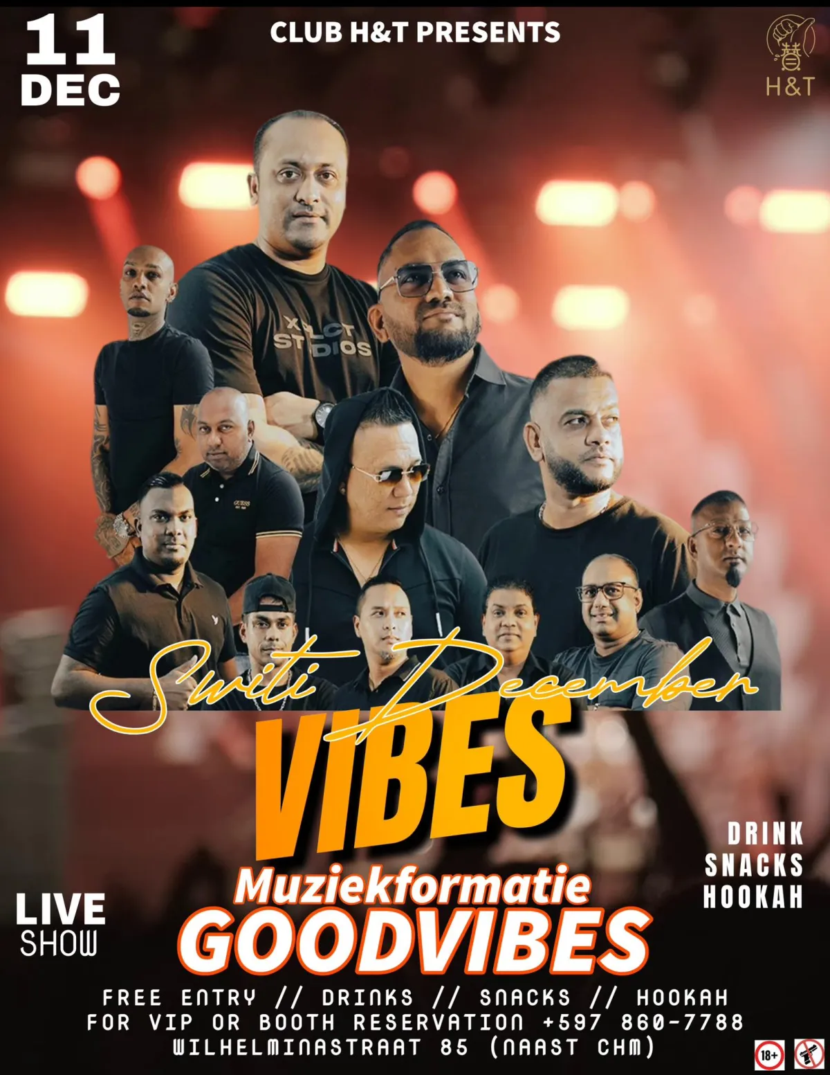 Flyer van Switi December Vibes bij Club H&T