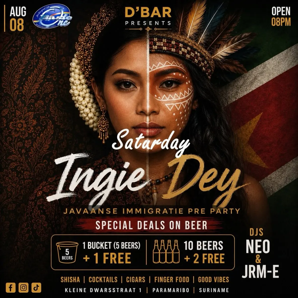Flyer of Ingie Dey at D'Bar