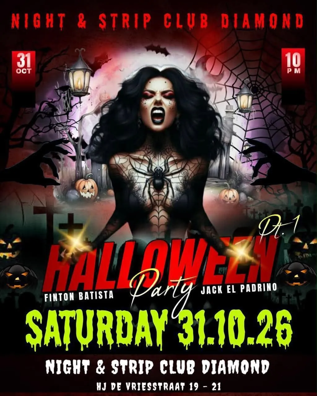 Flyer van Halloween Party Pt.1