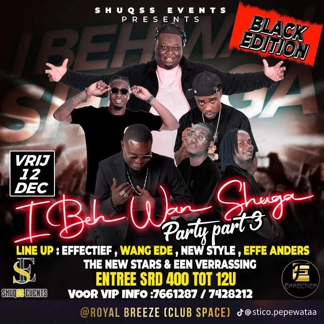 Flyer of I Beh Wan Shuga Party Part 3 at Royal Breeze (Club Space)