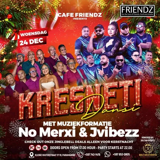 Flyer van Kresneti Dansi bij Cafe Friendz