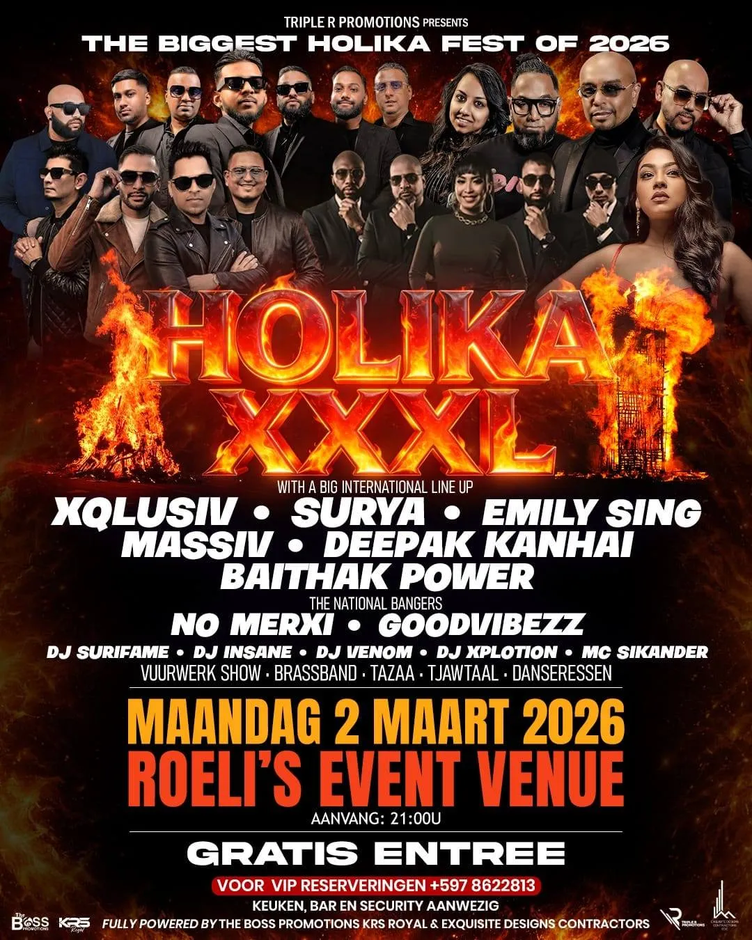 Flyer van HOLIKA XXXL bij Roeli's Event Venue