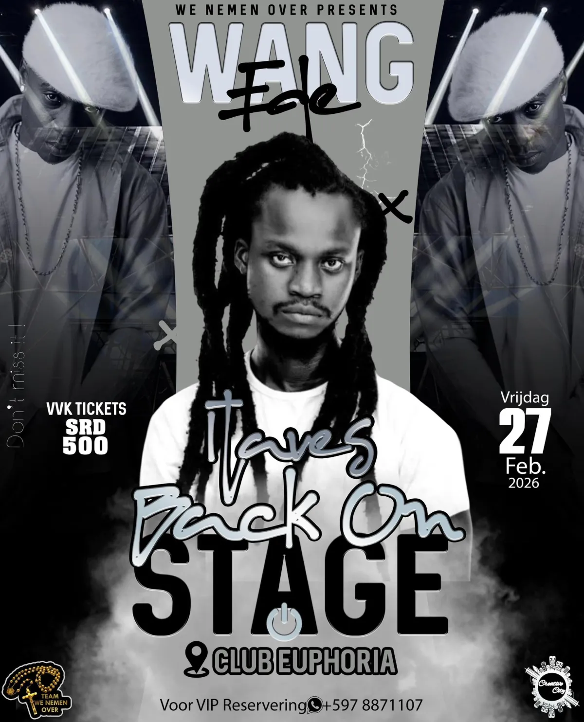 Flyer van Wang Ede bij Club Euphoria