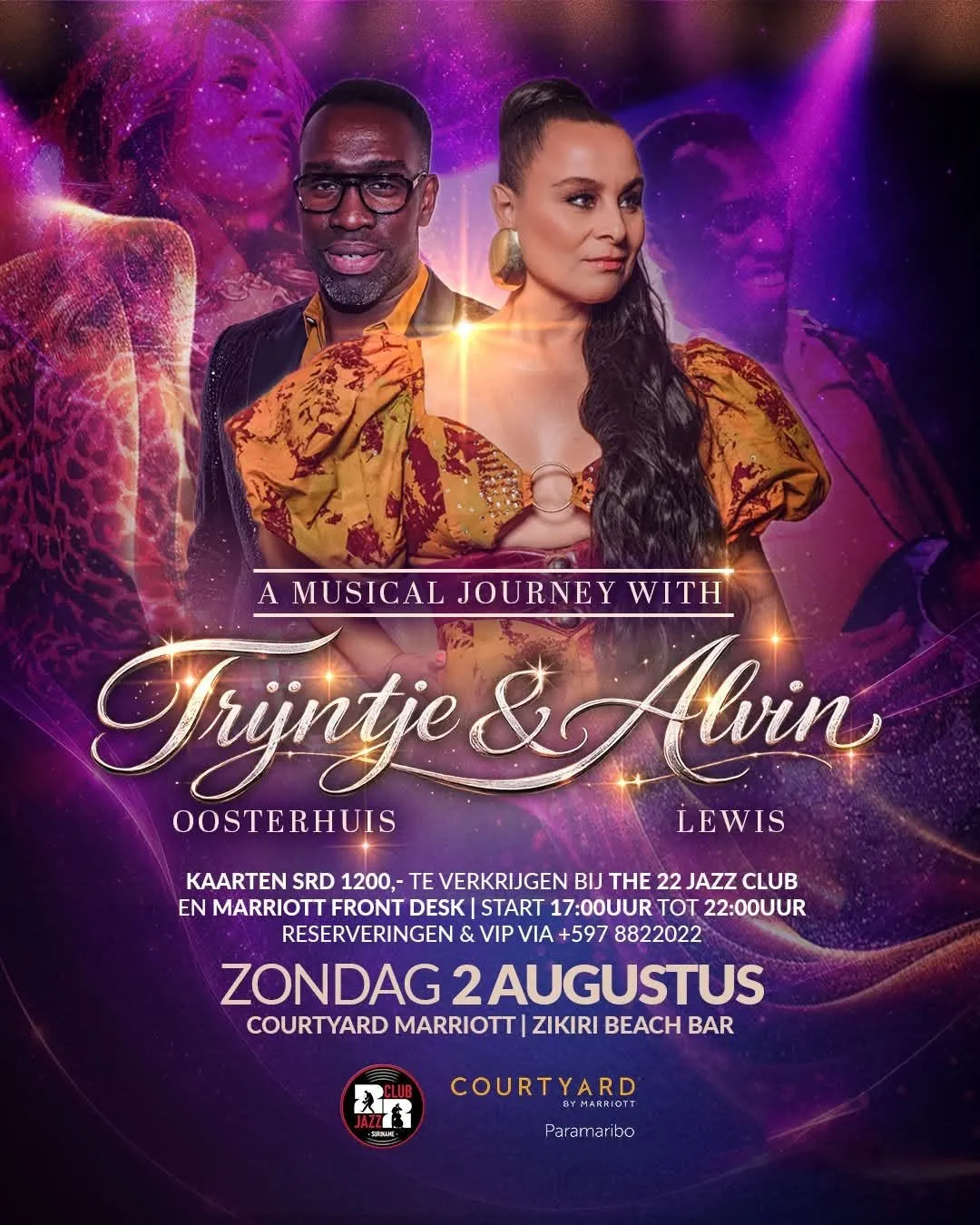 Flyer of Trijntje & Alvin at Zikiri Beach Bar