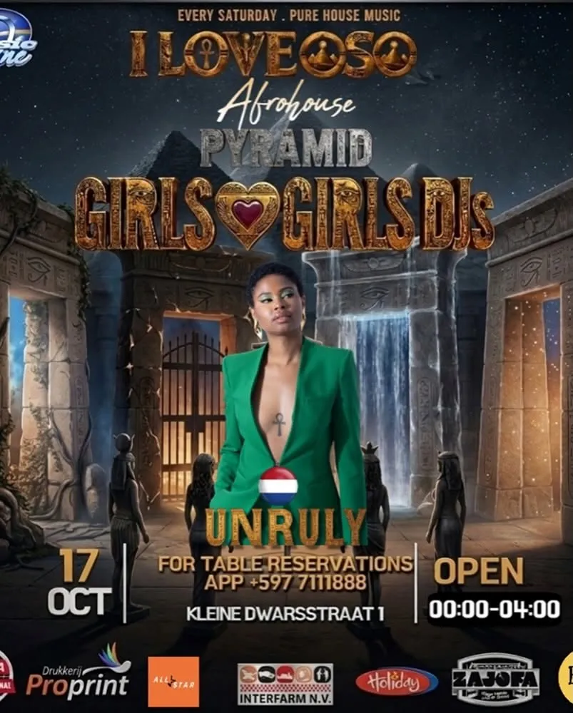 Flyer van I LOVE OSO - Afrohouse bij D'Bar Upstairs