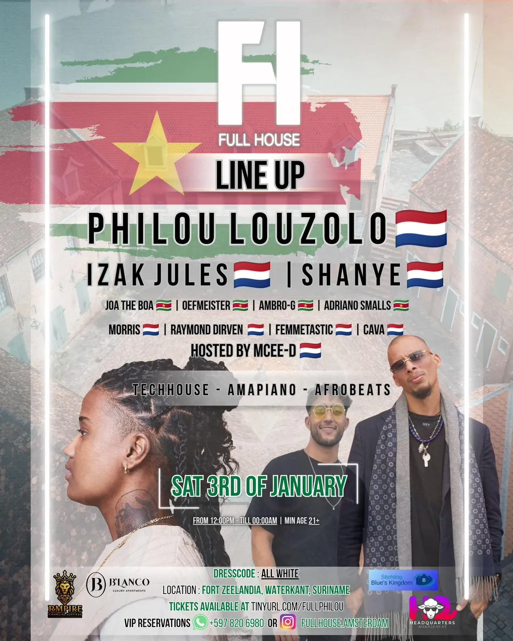 Flyer of FULL HOUSE - OPO YARI FESTIVAL at Fort Zeelandia