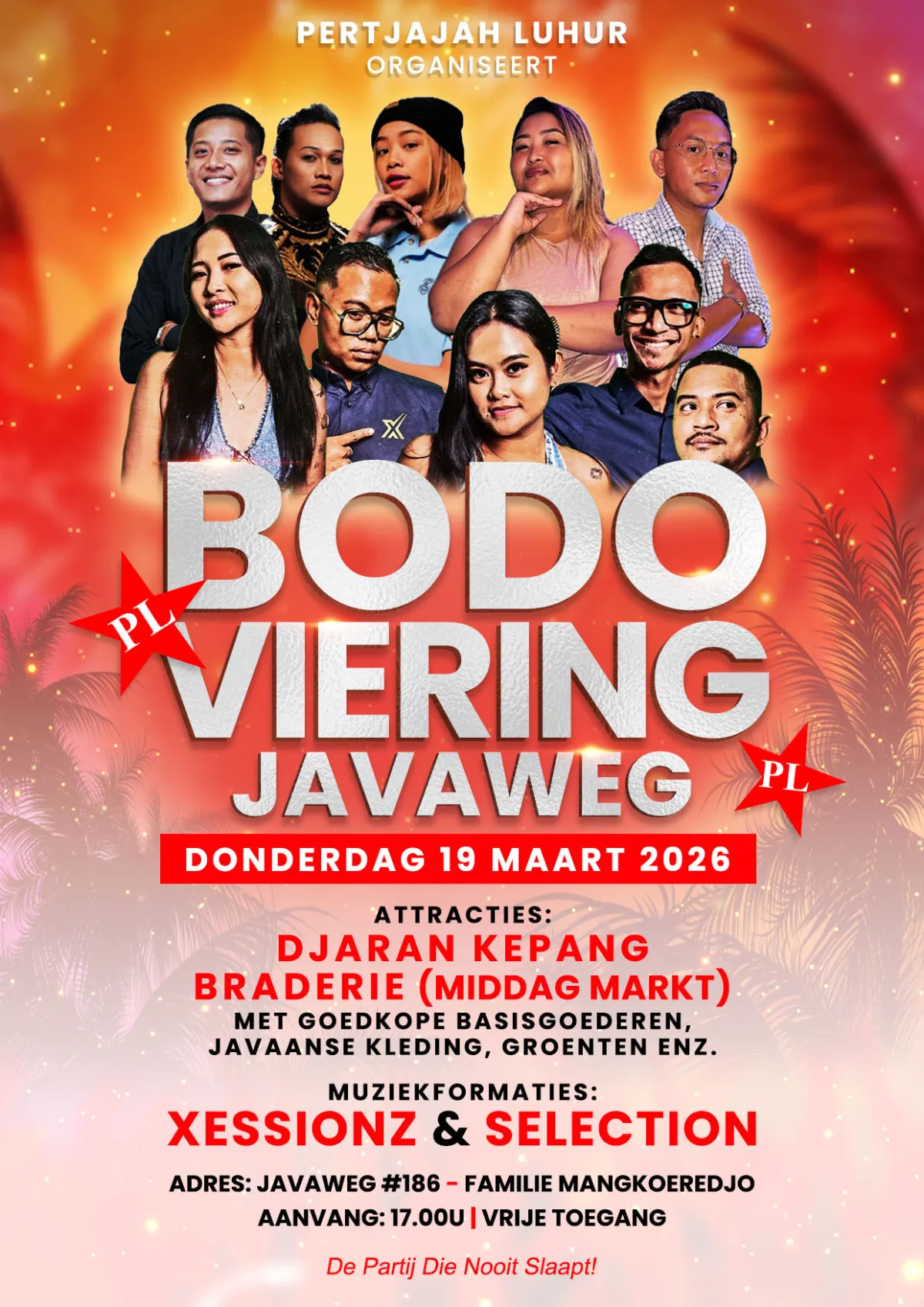 Flyer of BODO VIERING JAVAWEG at Javaweg