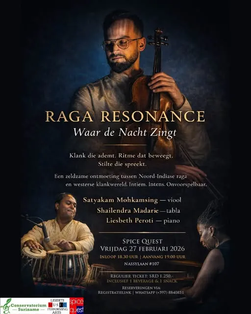 Flyer of RAGA RESONANCE at Spice Quest