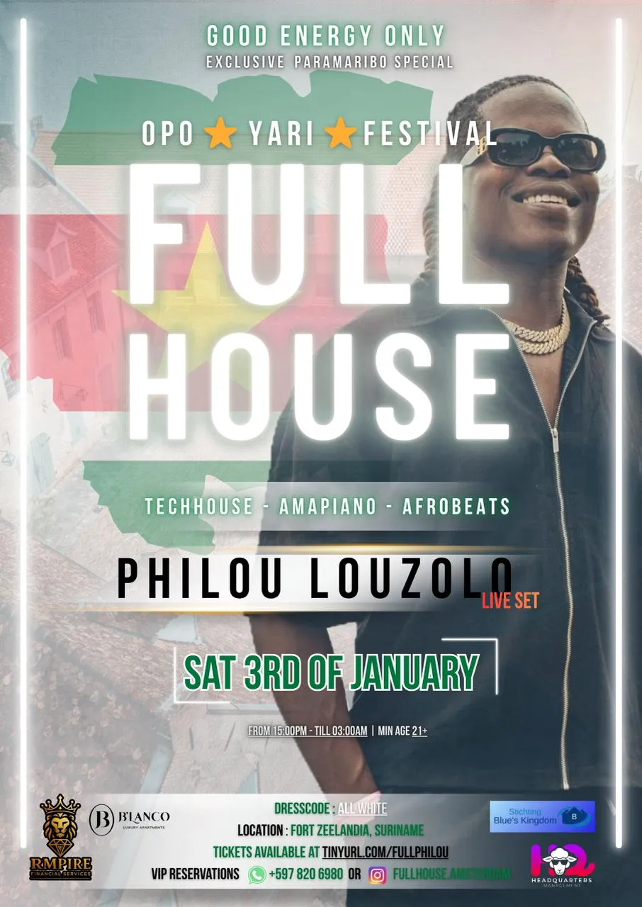 Flyer of FULLHOUSE OPO YARI FESTIVAL at Fort Zeelandia