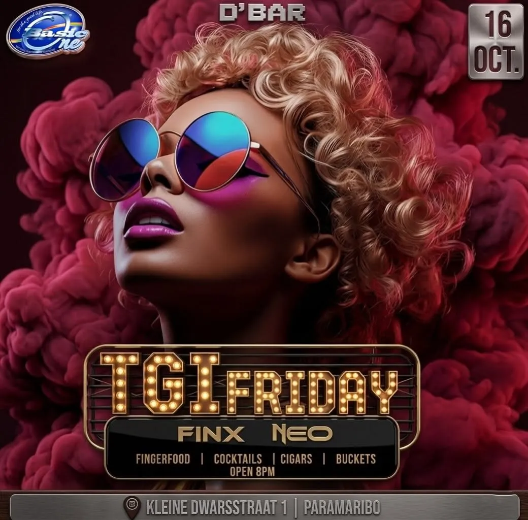 Flyer van TGIFriday bij D'Bar
