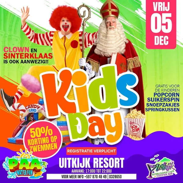 Flyer of Kids Day @ Uitkijk at Uitkijk Resort