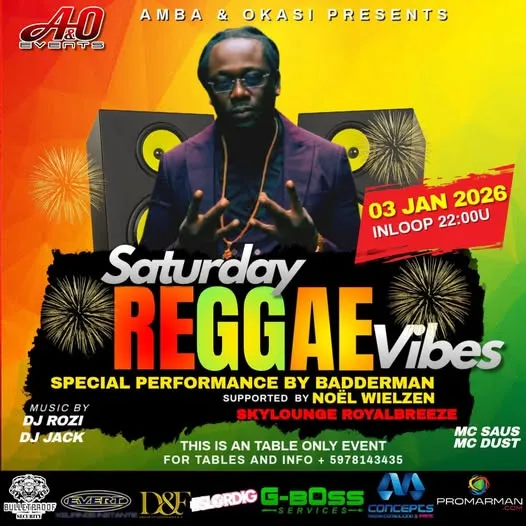 Flyer van Saturday Reggae Vibes bij Royal Breeze (Club Space)