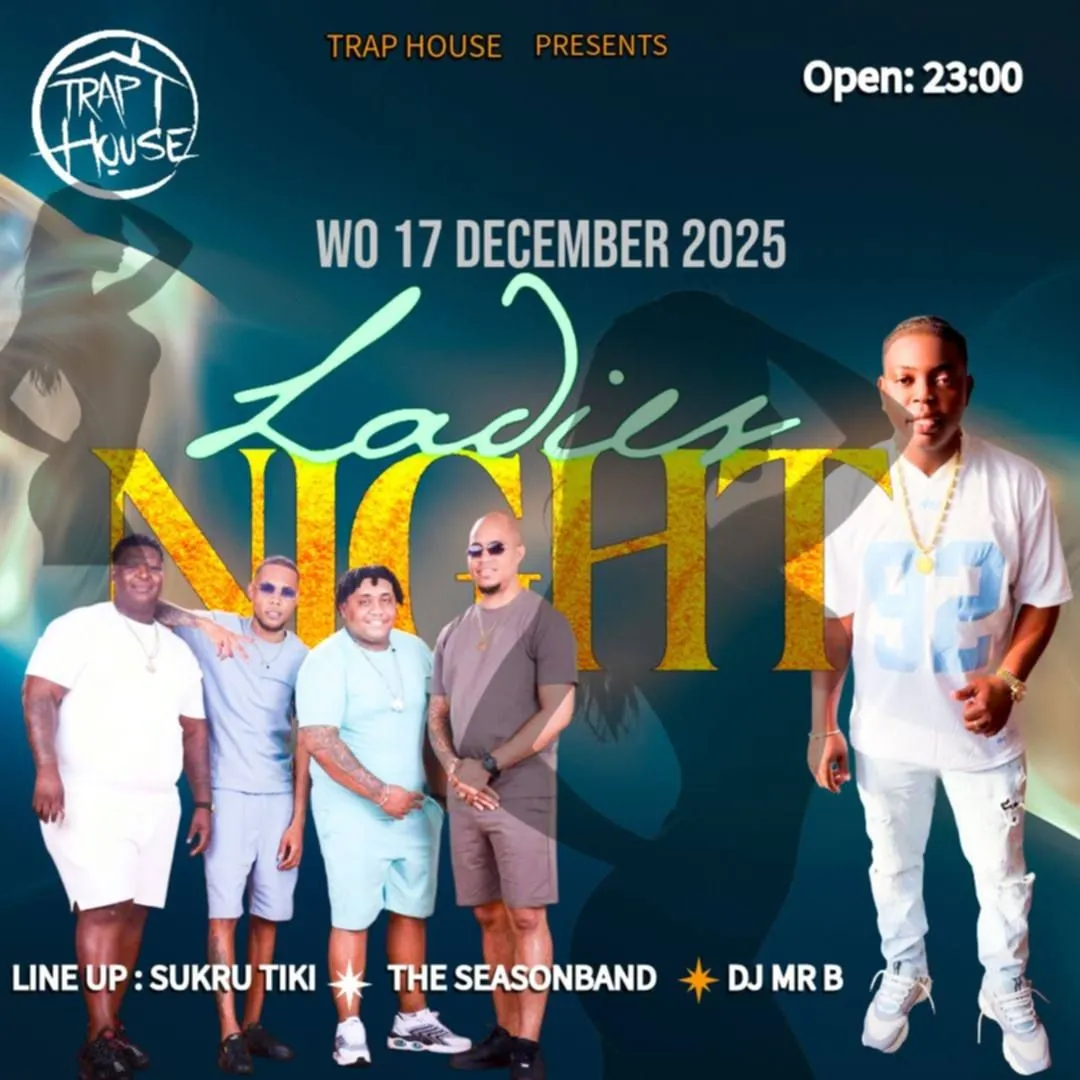 Flyer van Ladies Night bij Trap House