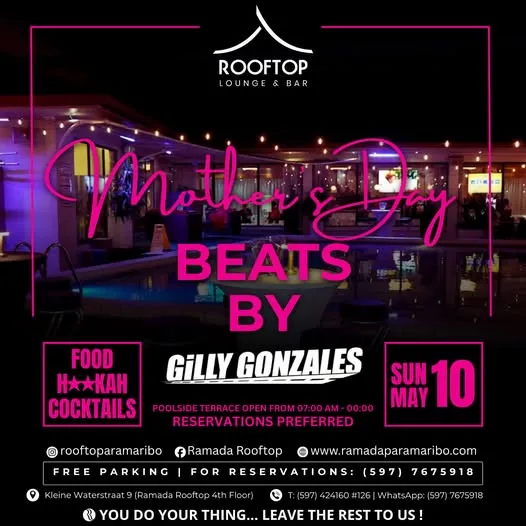 Flyer of Mother's Day Beats at Ramada Rooftop