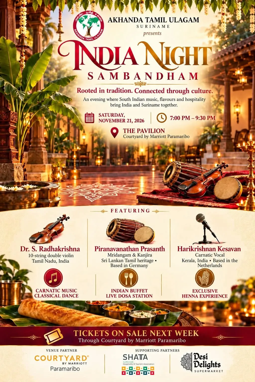 Flyer van India Night Sambandham