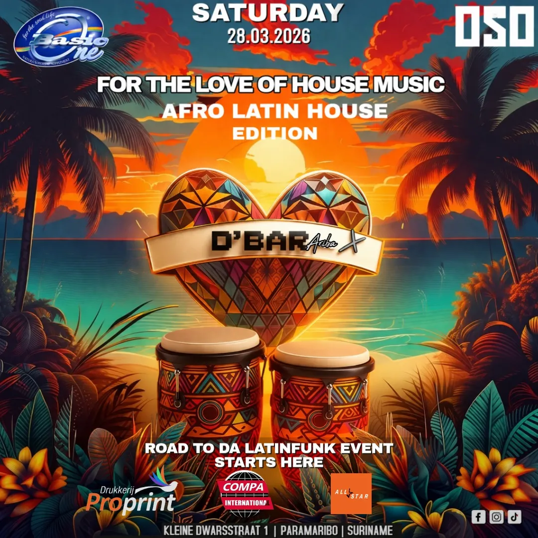 Flyer of For the Love of House Music - Afro Latin House Edition at D'Bar Upstairs