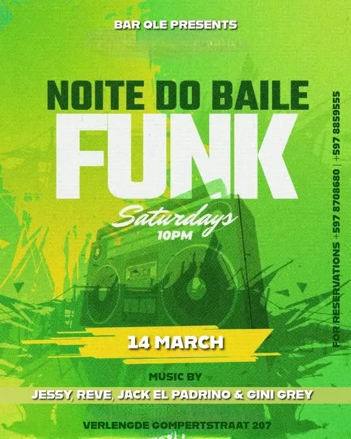 Flyer van NOITE DO BAILE FUNK bij QLE