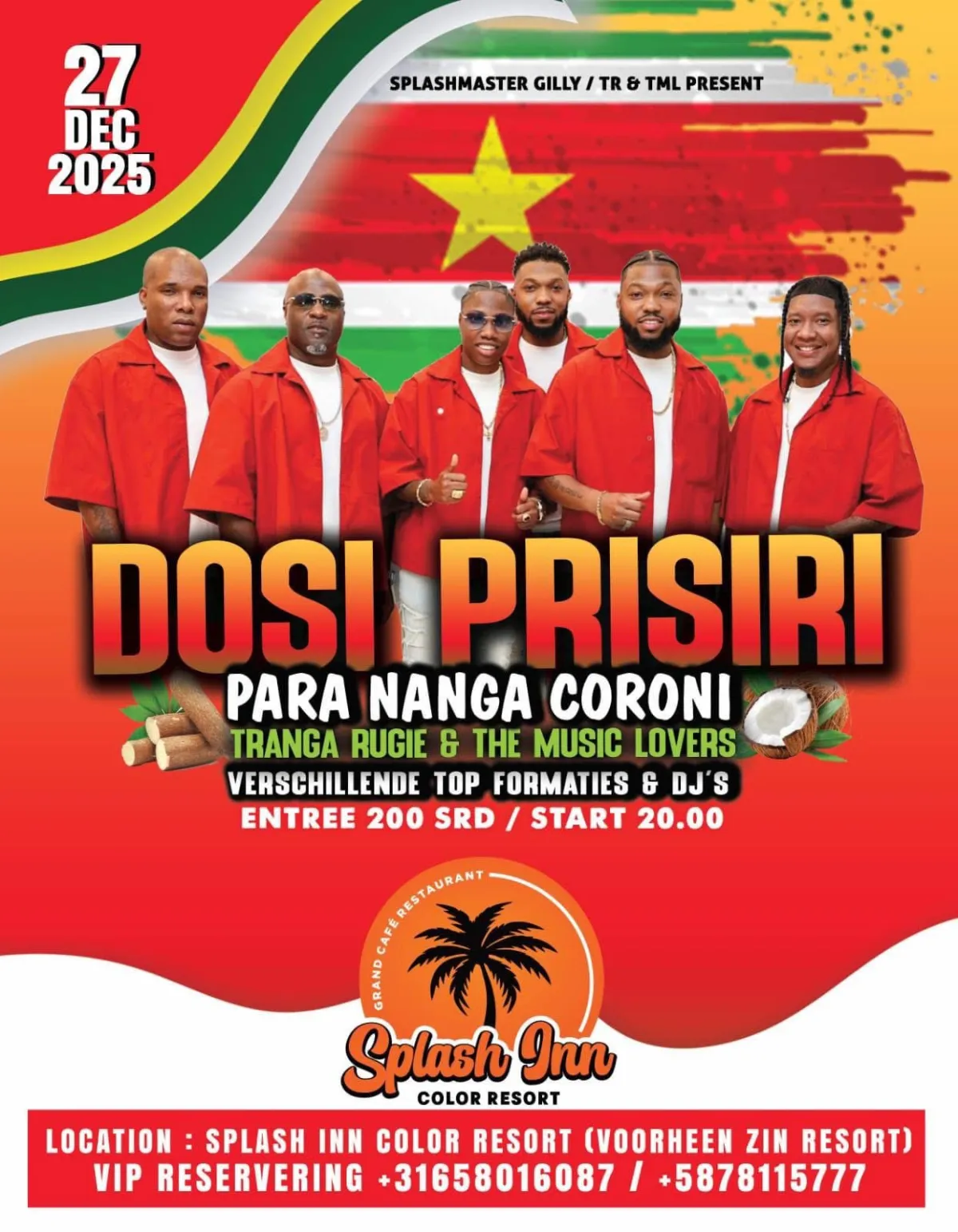 Flyer van Dosi Prisiri bij Splash Inn Color Resort