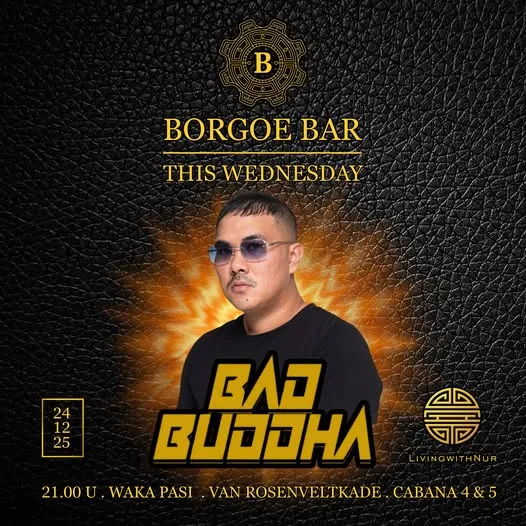 Flyer van Borgoe Bar bij Borgoe Bar
