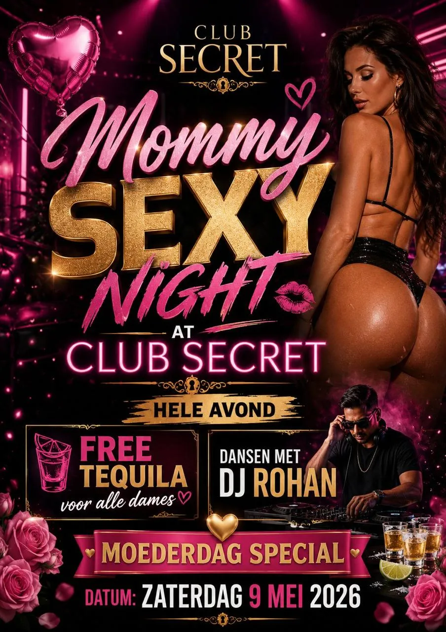 Flyer van Mommy Sexy Night bij Club Secret