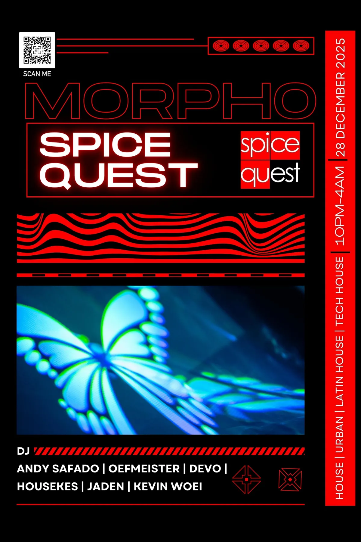 Flyer of Morpho Spice Quest at Spice Quest