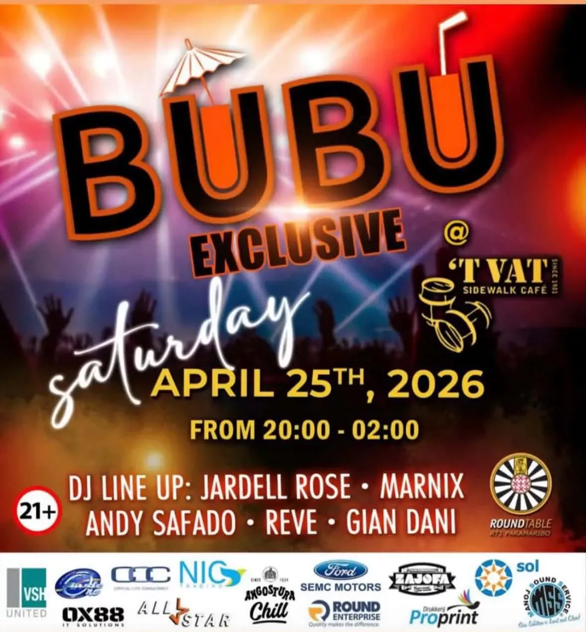 Flyer van BUBU EXCLUSIVE bij 'T Vat