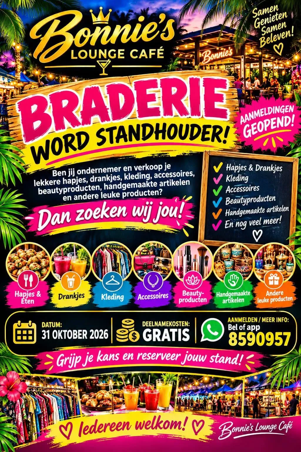 Braderie - Word Standhouder!