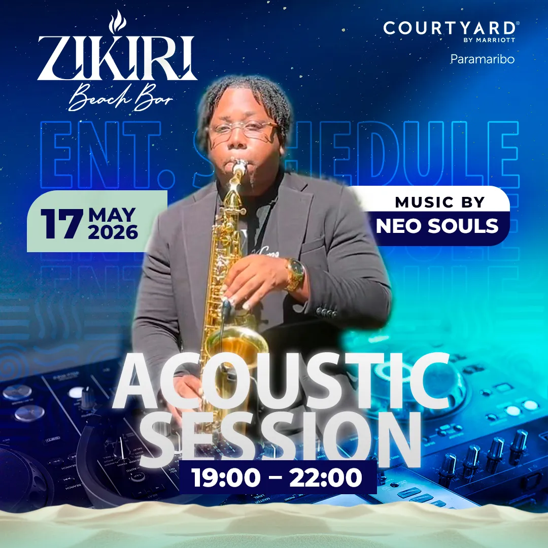 Flyer van ACOUSTIC SESSION bij Zikiri Beach Bar