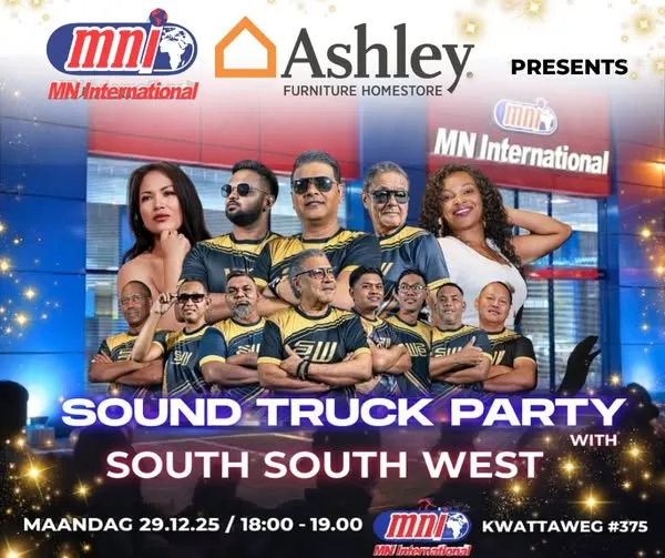 Flyer of Sound Truck Party at MN International