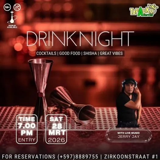 Flyer van DRINK NIGHT bij Tap A Uku