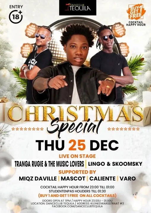 Flyer van Christmas Special @ Tequila bij Danceclub Tequila