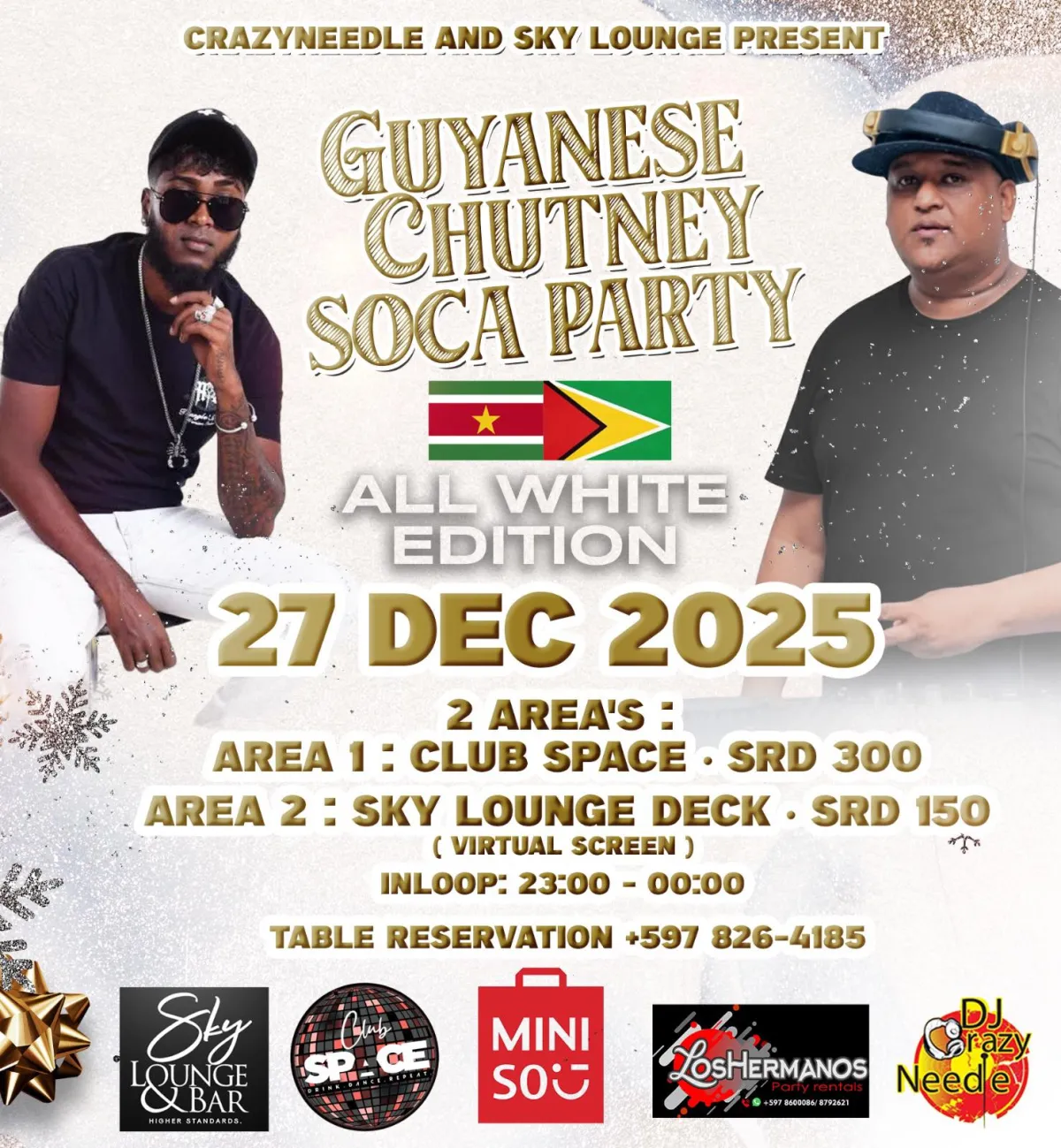 Flyer of Guyanese Chutney Soca Party at Royal Breeze (Club Space)