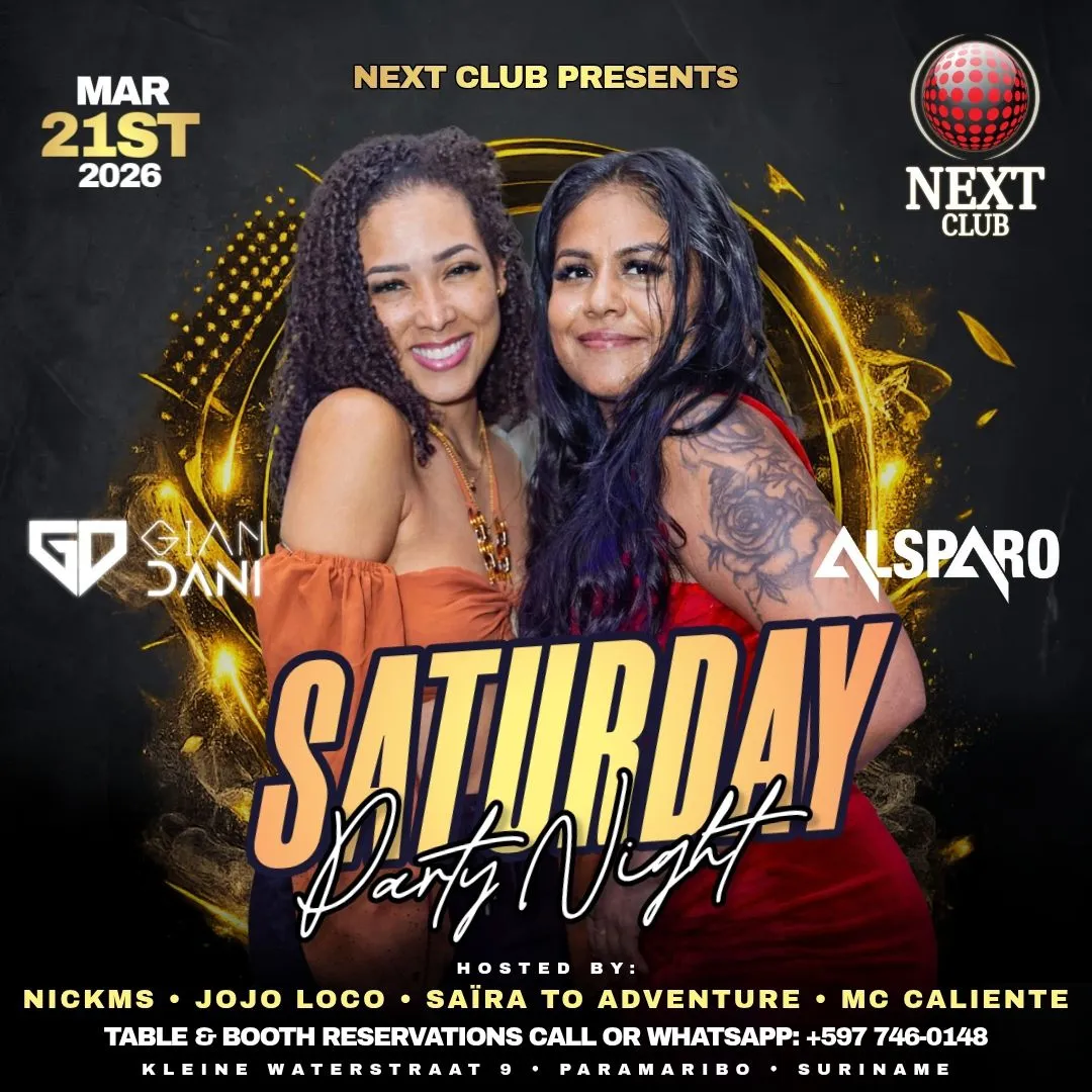 Flyer of SATURDAY Party Night at Next Club