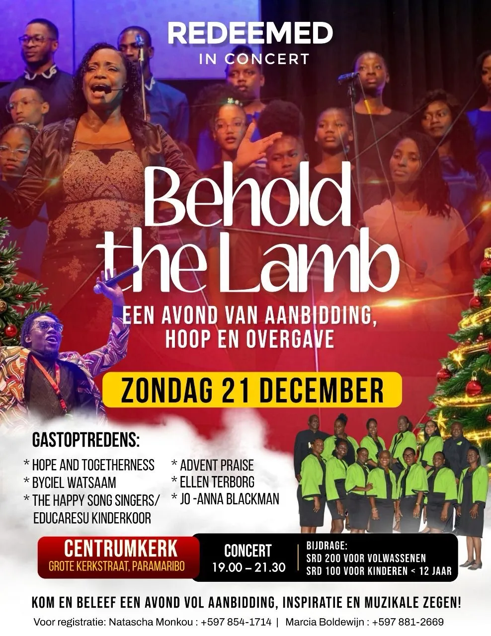 Flyer of Behold the Lamb at Centrumkerk