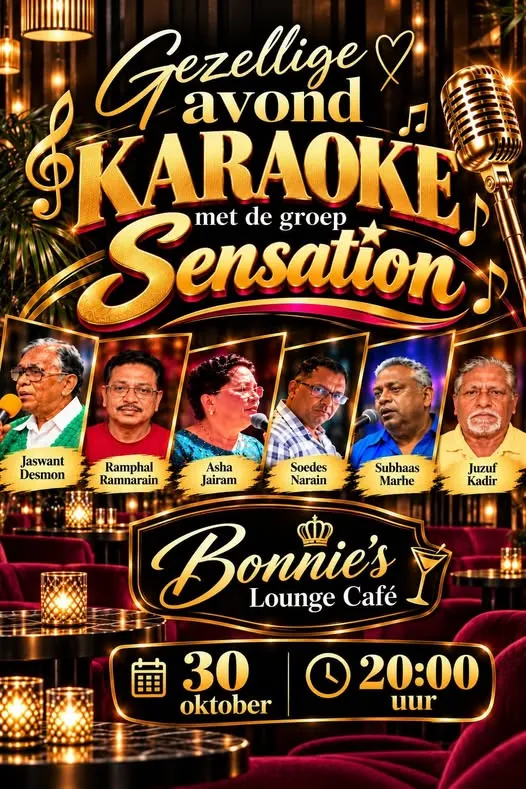 Karaoke Avond met Groep Sensation