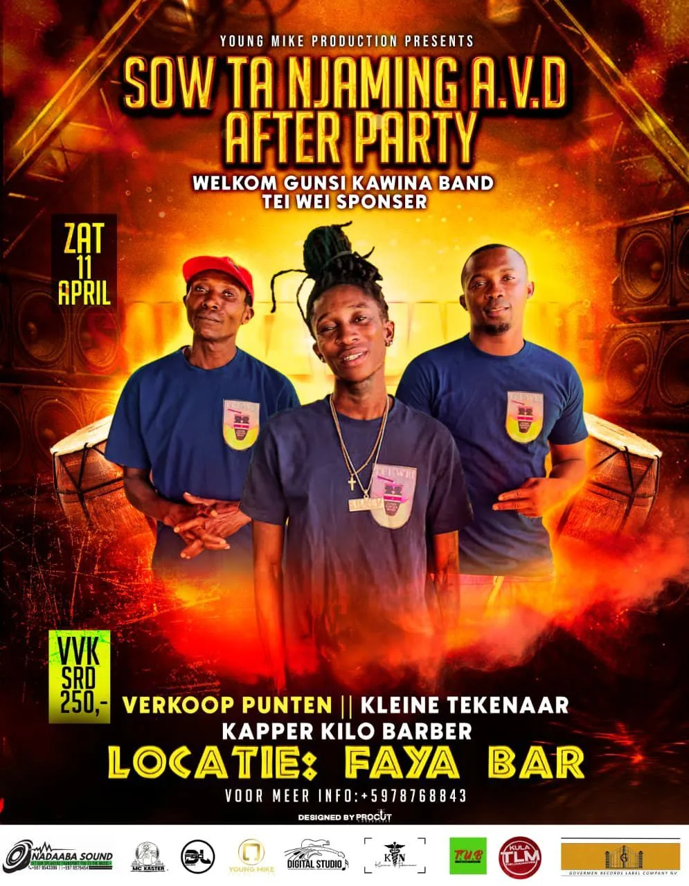 Flyer of SOW TA NJAMING A.V.D AFTER PARTY at Faya Bar Place