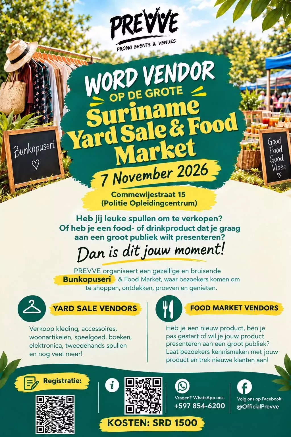 Suriname Yard Sale & Food Market