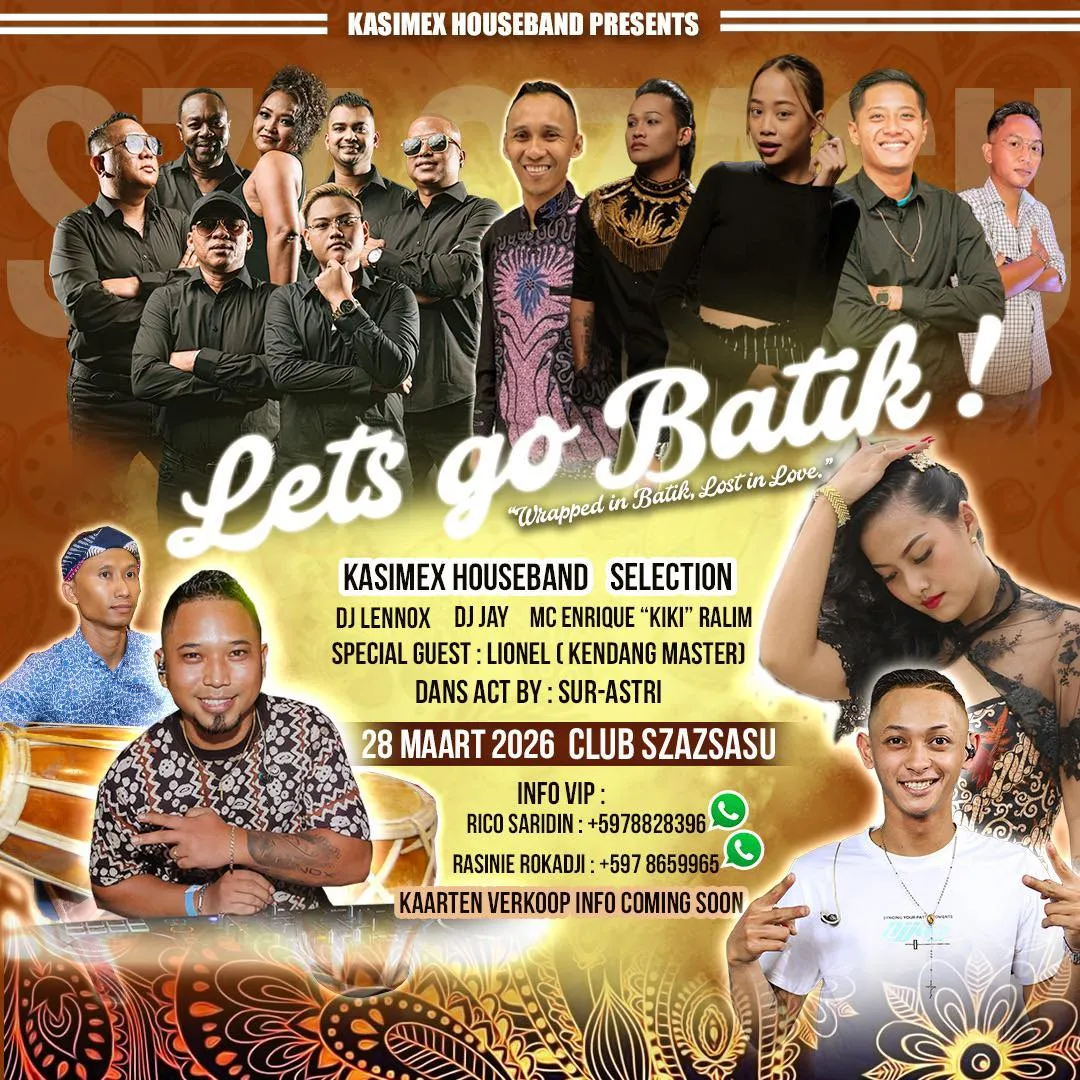 Flyer of Let's go Batik! at zsazsa party centre